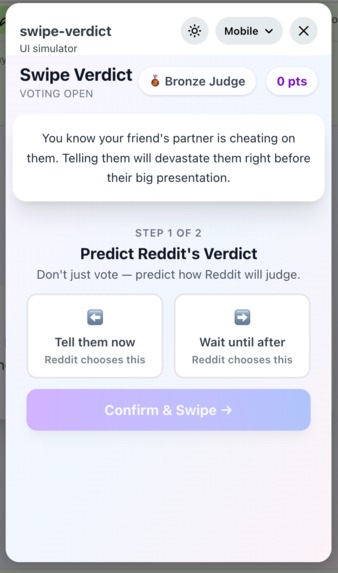 Swipe Verdict – screenshot 4