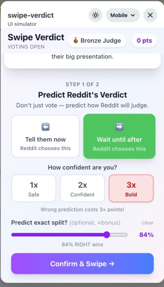 Swipe Verdict – screenshot 5
