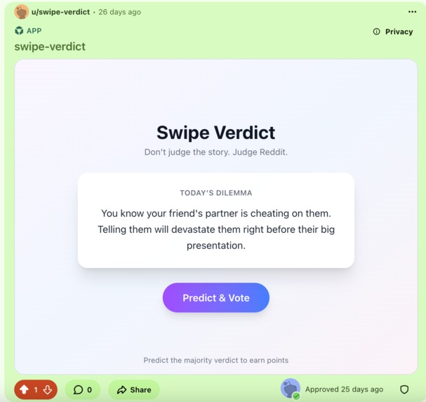Swipe Verdict – screenshot 8