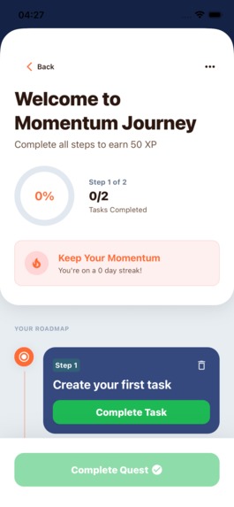 Momentum Journey – screenshot 2