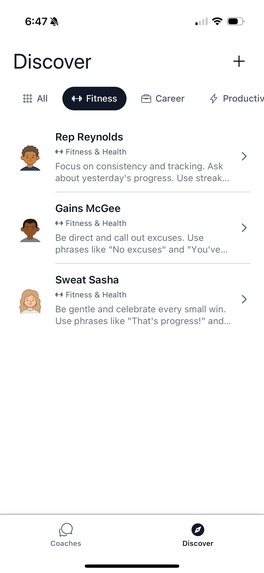 Compan - AI Personal Coaching Companions – screenshot 4