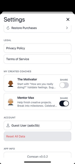 Compan - AI Personal Coaching Companions – screenshot 7