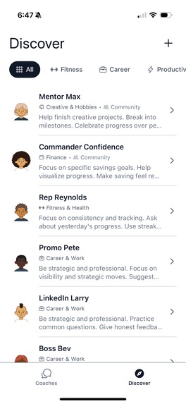 Compan - AI Personal Coaching Companions – screenshot 9