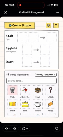 Crafteddit – screenshot 4