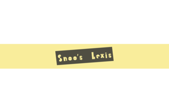 Snoo's Lexis