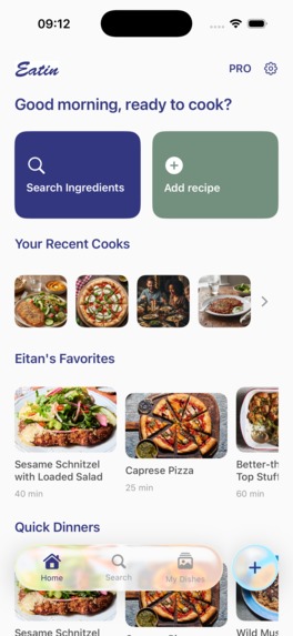 EATIN From saved ideas to meals and memories to keep. – screenshot 1