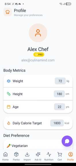 CulinaMind-AI – screenshot 1