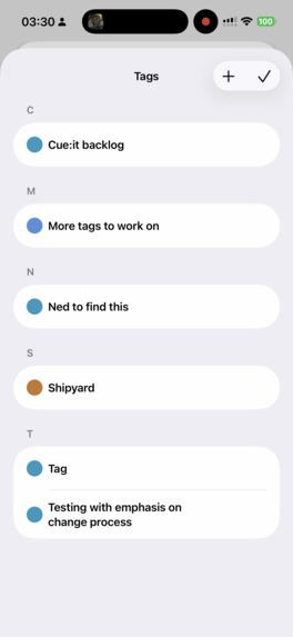 Cue:it – screenshot 3