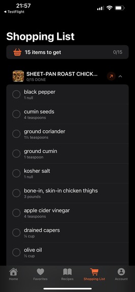 Orubu: Modern Recipe Manager – screenshot 4