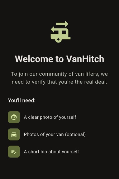 VanHitch – screenshot 2