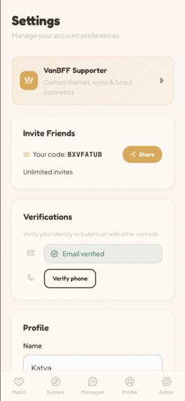 VanBFF - Van-Life Social Network – screenshot 11