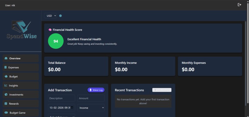 SpendWise  – screenshot 4
