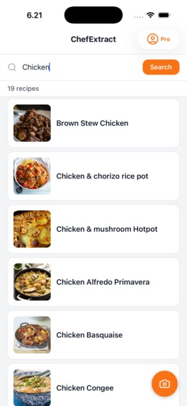 ChefExtract - Extract recipes from YouTube & cooking sites – screenshot 6