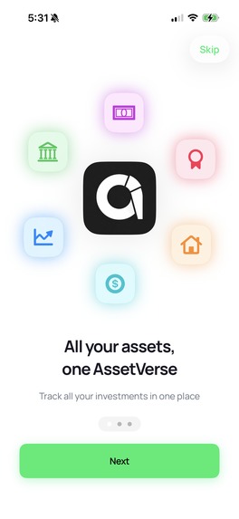 AssetVerse – screenshot 1