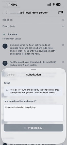 Tweakable - Tweak any recipe as you love. – screenshot 1