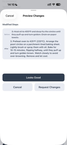 Tweakable - Tweak any recipe as you love. – screenshot 2
