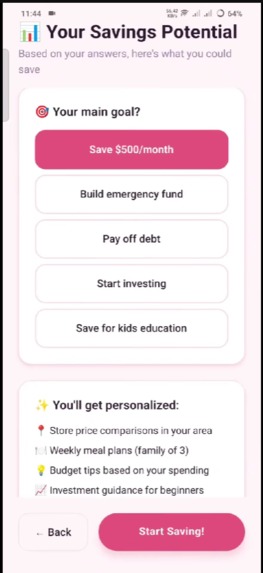 ThriveMum — the financial assistant – screenshot 4