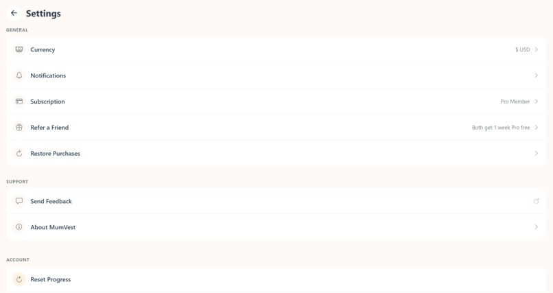 MumVest – screenshot 12