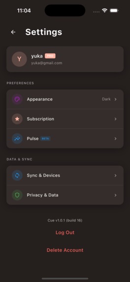 Cue - Better Reminders.  Design Cues that trigger action. – screenshot 5