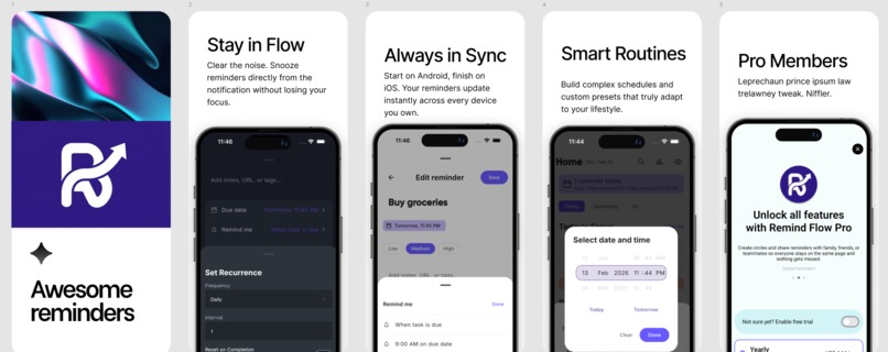 Remind Flow – screenshot 1