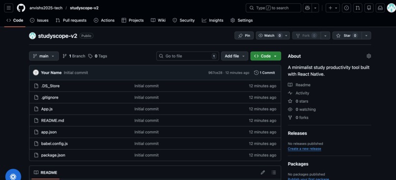 StudyScope – screenshot 1