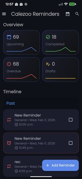 Calezoo Reminders – screenshot 1