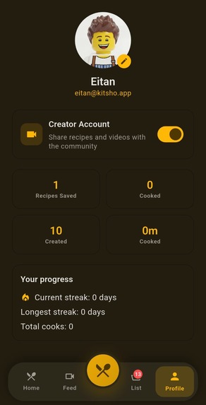 Kitsho | From Saved Recipe to Dinner Made – screenshot 4