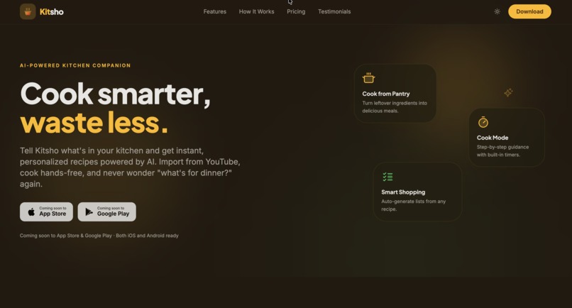 Kitsho | From Saved Recipe to Dinner Made – screenshot 24