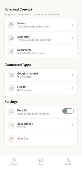 Pusulio | AI Coaching in Your Pocket – screenshot 2