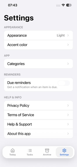 Sam's Smart Reminders – screenshot 3