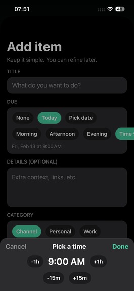 Sam's Smart Reminders – screenshot 9