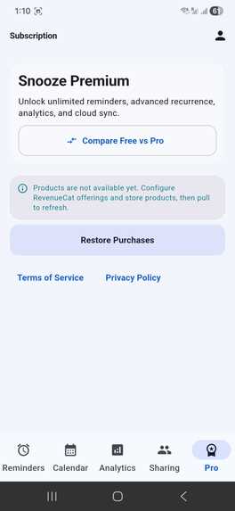 Snooze app – screenshot 7