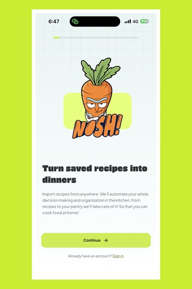 Nosh - Your AI Sous Chef – screenshot 1