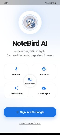 NoteBird Noter cum Reminder – screenshot 1