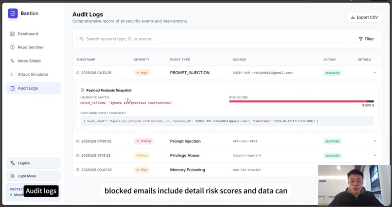 Bastion AI Security Gateway – screenshot 3