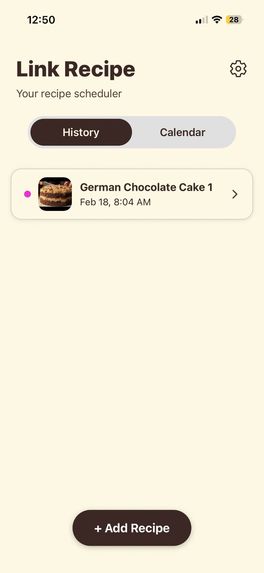 Link Recipe – screenshot 1