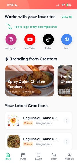RecipeToDinner – screenshot 4