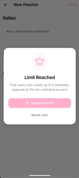 Platelist – screenshot 5