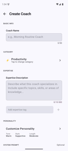 Coach AI – screenshot 1
