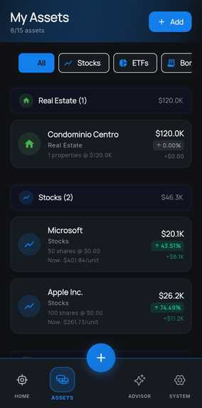 WealthScope – screenshot 1
