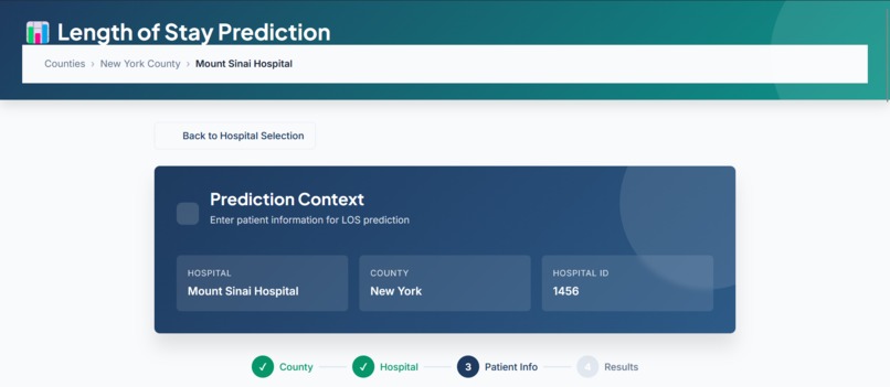 Hospital-LOS-Predictor – screenshot 3