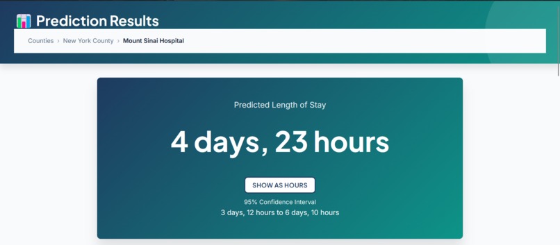 Hospital-LOS-Predictor – screenshot 4