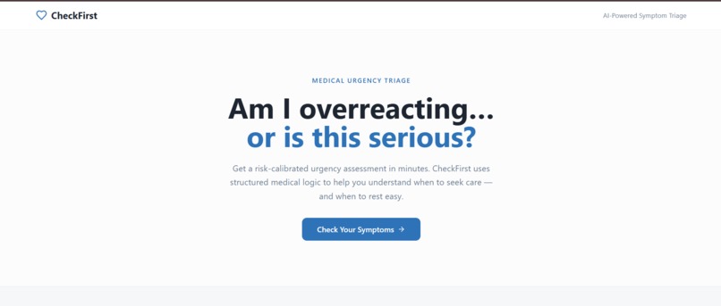 Check First – screenshot 1