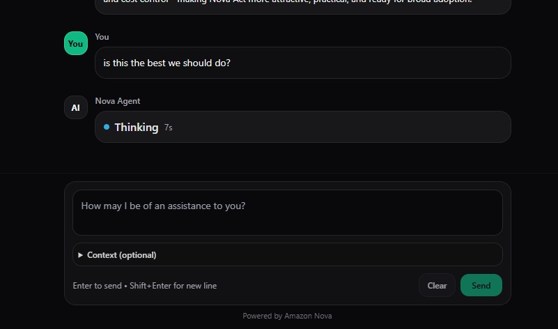Nova Agent Studio (NAS) – screenshot 1