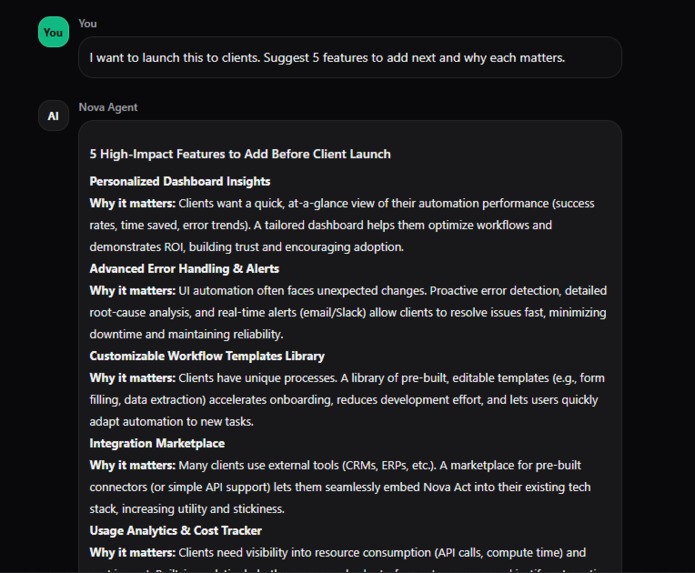 Nova Agent Studio (NAS) – screenshot 2