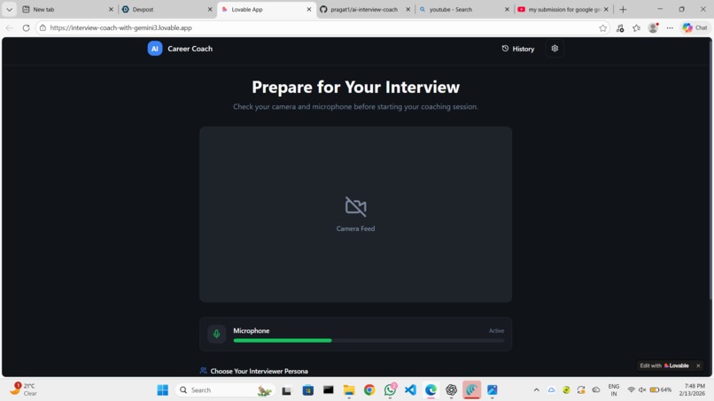 AI Interview Coach – screenshot 1