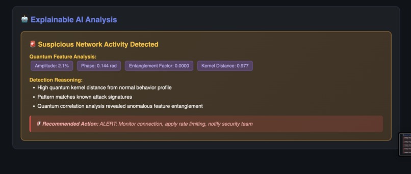 quantum-enabled anamoly detection  – screenshot 5