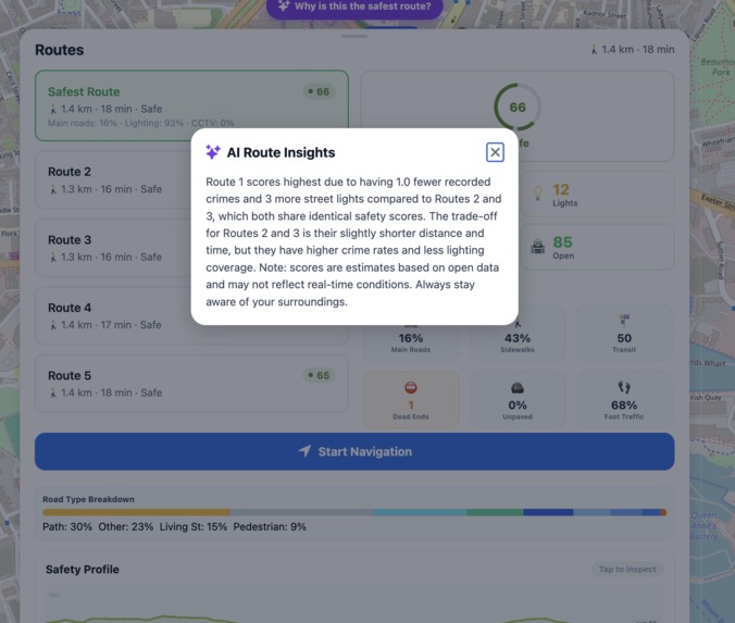 SafeNight – screenshot 3