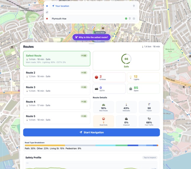 SafeNight – screenshot 2