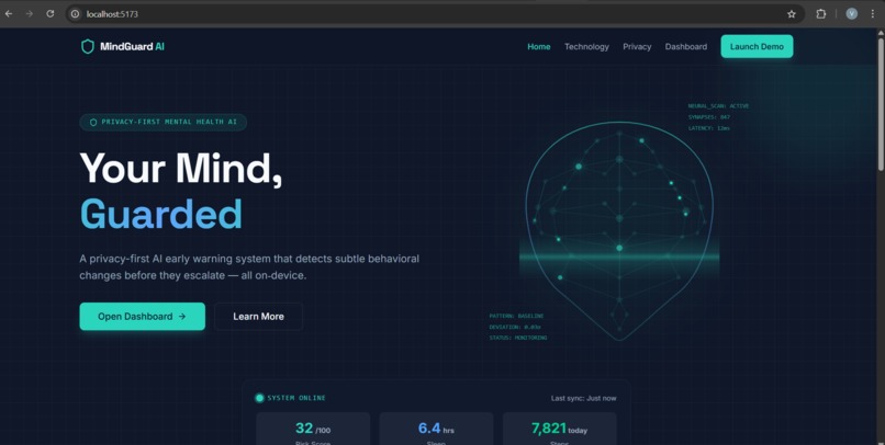 MindGuard AI – screenshot 1